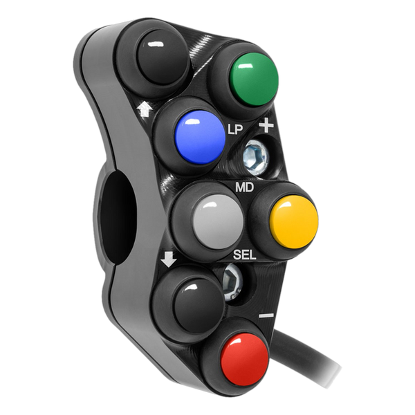 JetPrime JP PSR DU020 Ducati Streetfighter V4 — Race Left Handlebar Switch (Black) — view 3