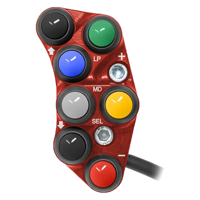 JetPrime JP PSR DU020 left race handlebar switch for Ducati Panigale V4