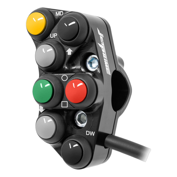 JetPrime JP PSR DU056 Ducati Panigale V4 S — Race Left Handlebar Switch (Black) — view 2