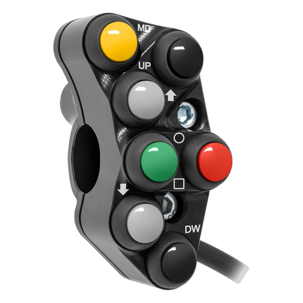 JetPrime JP PSR DU056 Ducati Panigale V4 — Race Left Handlebar Switch (Black) — view 3