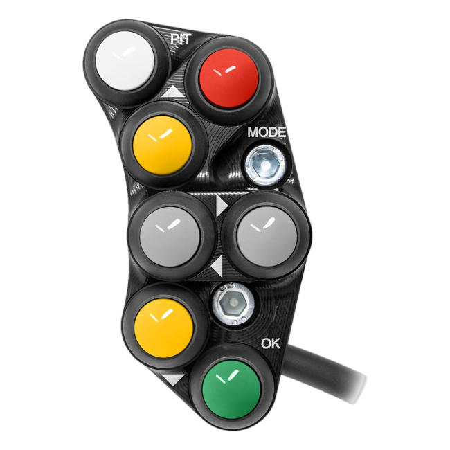 JetPrime JP PSR DU066 Ducati Panigale V2 S 890 — Race Left Handlebar Switch — view 1