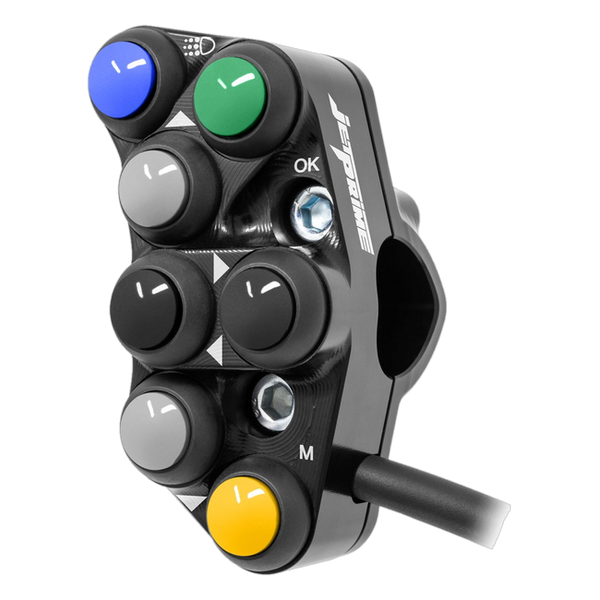 JetPrime JP PSR TR039 Triumph Street Triple 765 R — Race Left Handlebar Switch (Black) — view 2