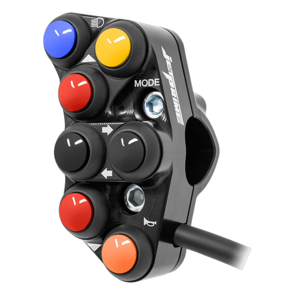JetPrime JP PS DU005 Ducati Panigale 1299 — Street Left Handlebar Switch (Black) — view 2