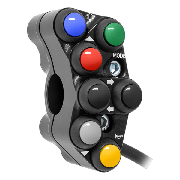 JetPrime JP PS DU020 Ducati Streetfighter V4 — Street Left Handlebar Switch (Black) — view 3