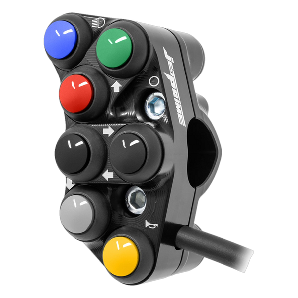 JetPrime JP PS DU056 Ducati Panigale V4 R — Street Left Handlebar Switch (Black) — view 2