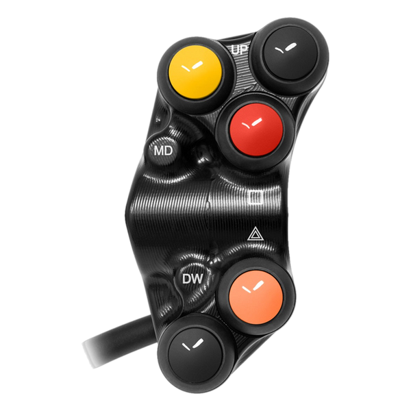 JetPrime JP PS DU056 Ducati Panigale V4 S — Street Left Handlebar Switch (Black) — view 4