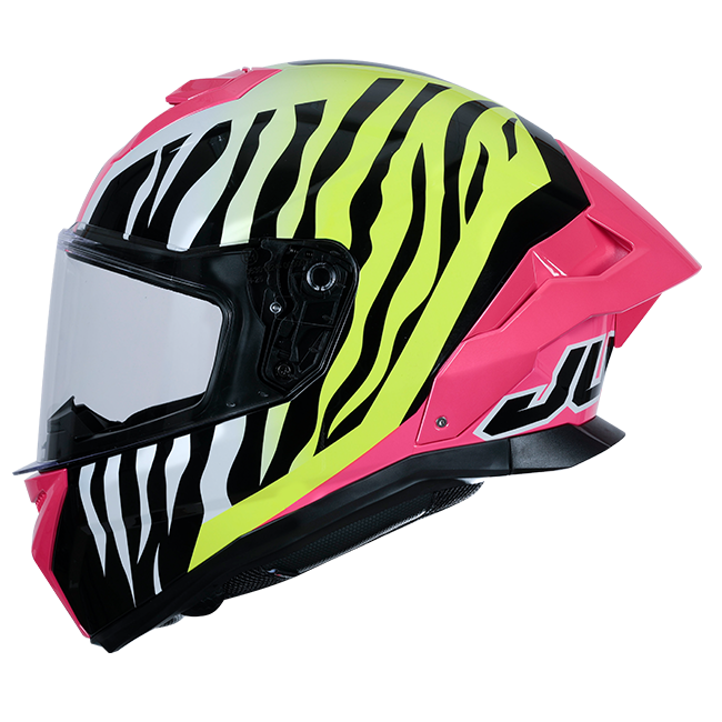 Just1 J-STR Tiger Tom Booth-Amos Replica 2025 full-face road helmet