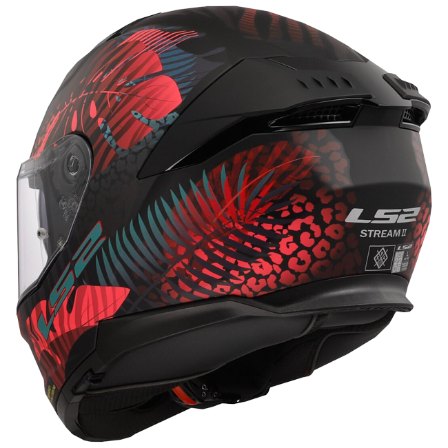 LS2 FF808 Stream II Helmet – Jungle Black/Pink/Blue