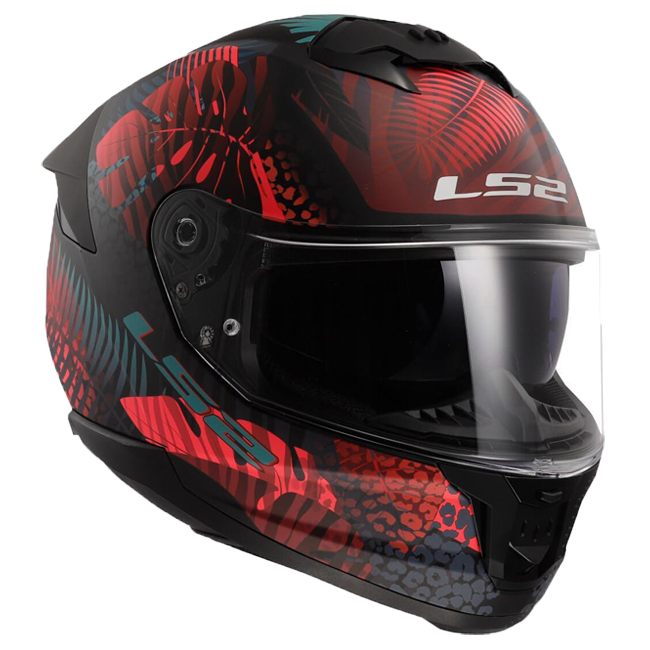 LS2 FF808 Stream II Helmet – Jungle Black/Pink/Blue