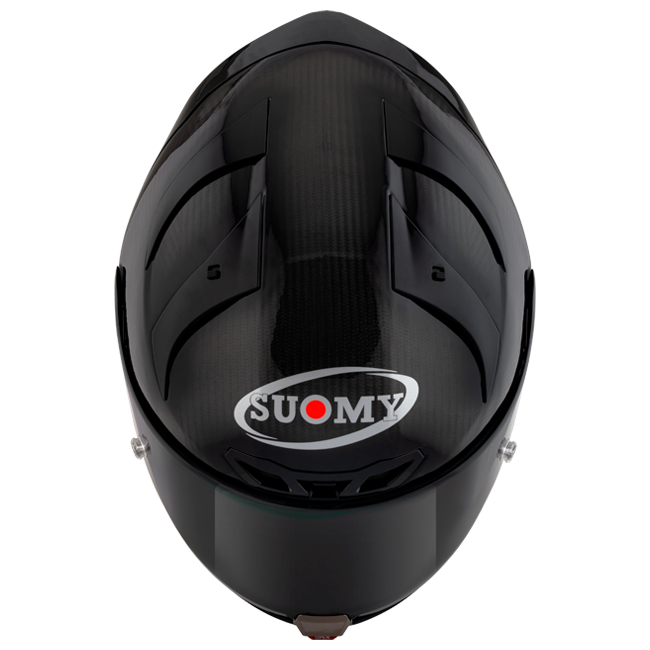 Suomy S1-XR GP full-face helmet in carbon gloss visible carbon finish