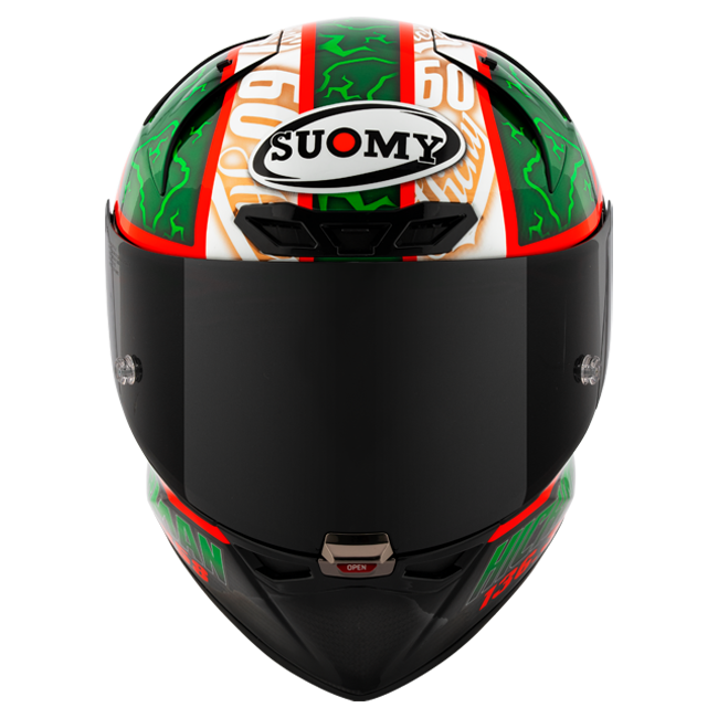 Suomy S1-XR GP Peter Hickman Replica 2024 full-face racing helmet gloss finish