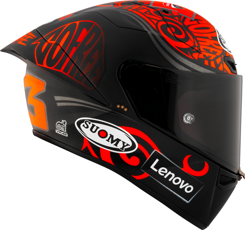 Suomy S1-XR GP Francesco Pecco Bagnaia Replica 2024 full-face racing helmet matte finish