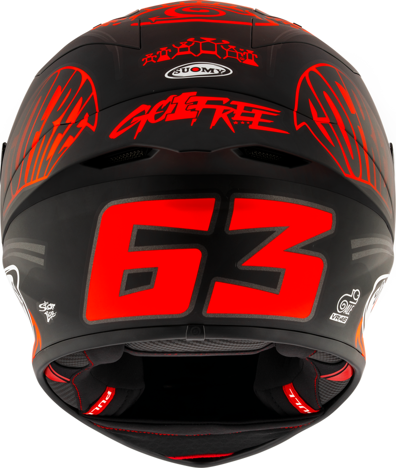 Suomy S1-XR GP Francesco Pecco Bagnaia Replica 2024 full-face racing helmet matte finish