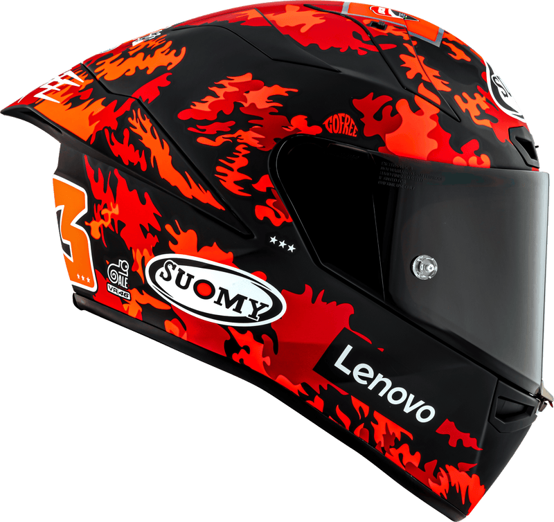 Suomy S1-XR GP helmet Francesco Pecco Bagnaia Replica 2025 matte finish