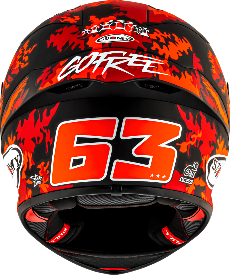 Suomy S1-XR GP helmet Francesco Pecco Bagnaia Replica 2025 matte finish