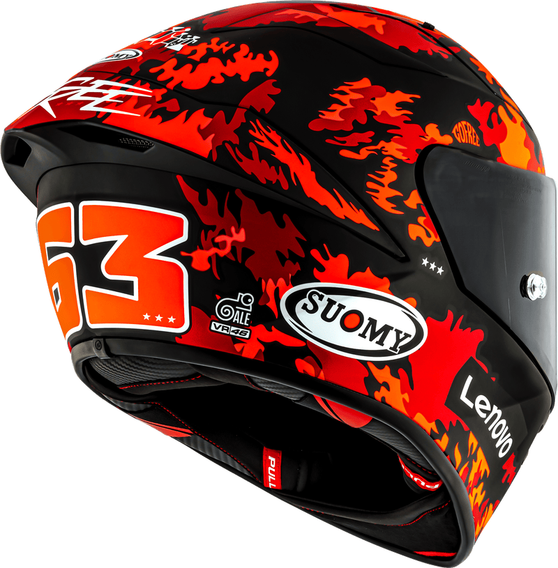 Suomy S1-XR GP helmet Francesco Pecco Bagnaia Replica 2025 matte finish