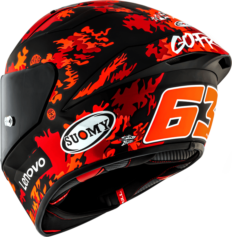 Suomy S1-XR GP helmet Francesco Pecco Bagnaia Replica 2025 matte finish