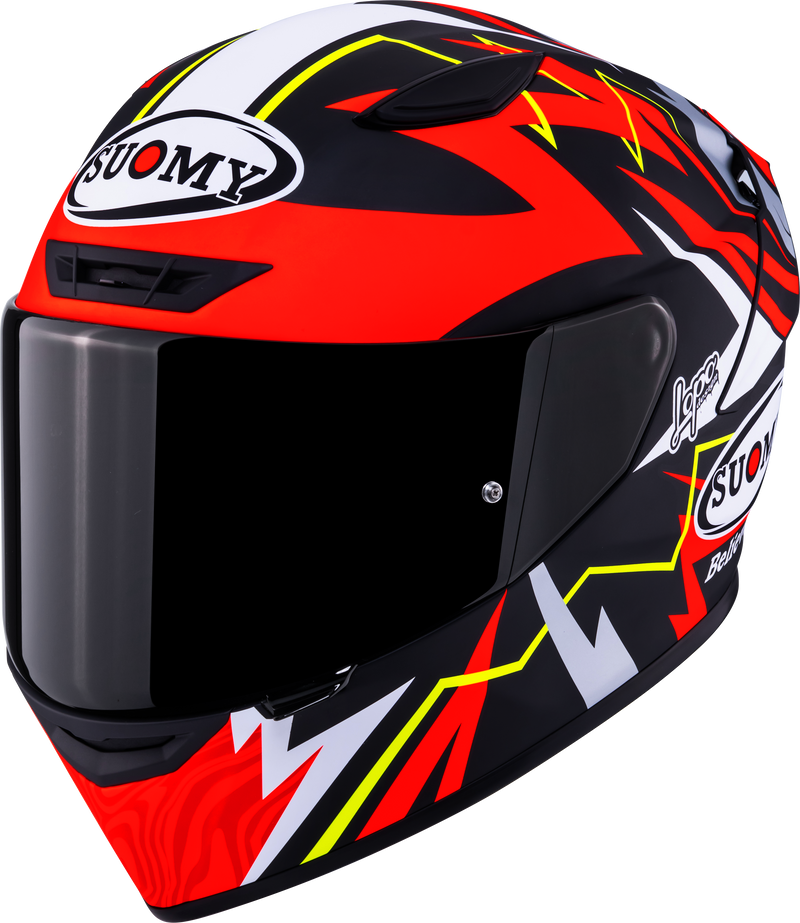 Suomy Track-1 full-face helmet matte red Sam Lowes Replica 2025