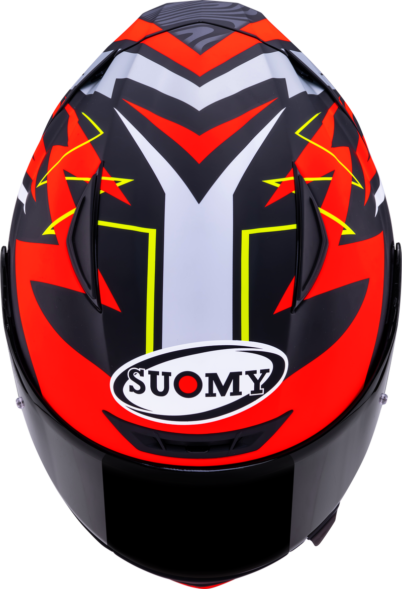 Suomy Track-1 full-face helmet matte red Sam Lowes Replica 2025