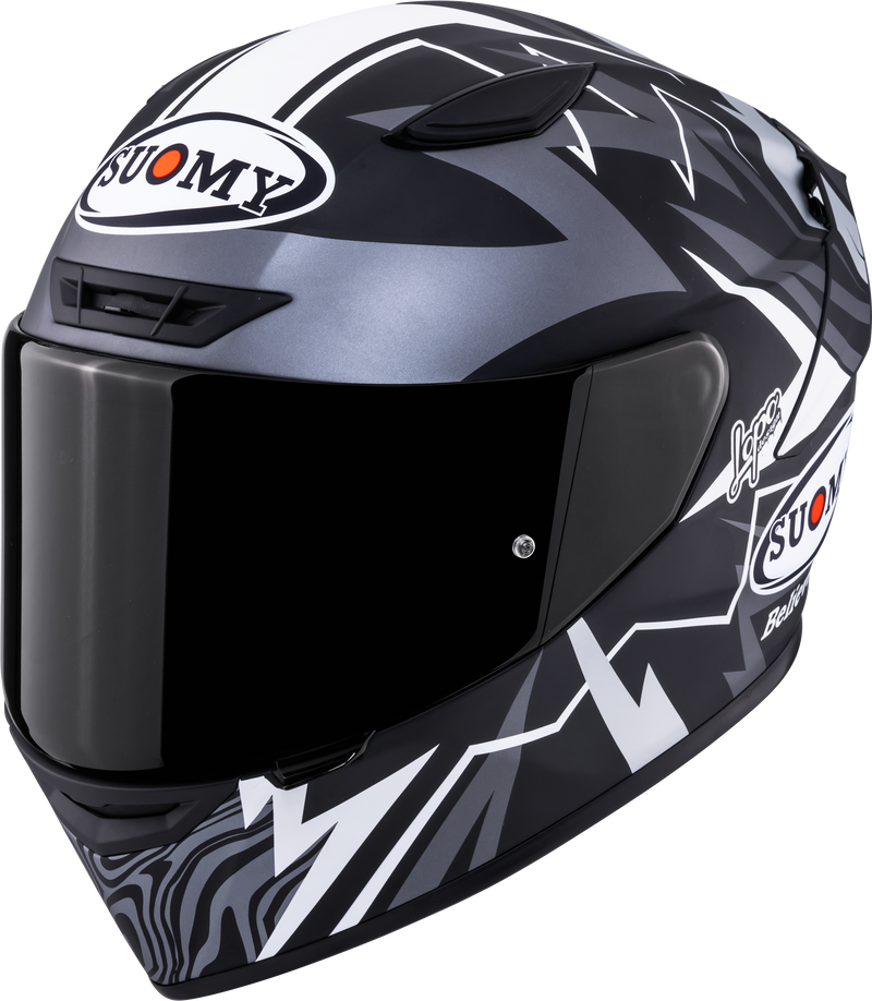 Suomy Track-1 Sam Lowes Replica 2025 Winter Edition matte full-face helmet K6T10021