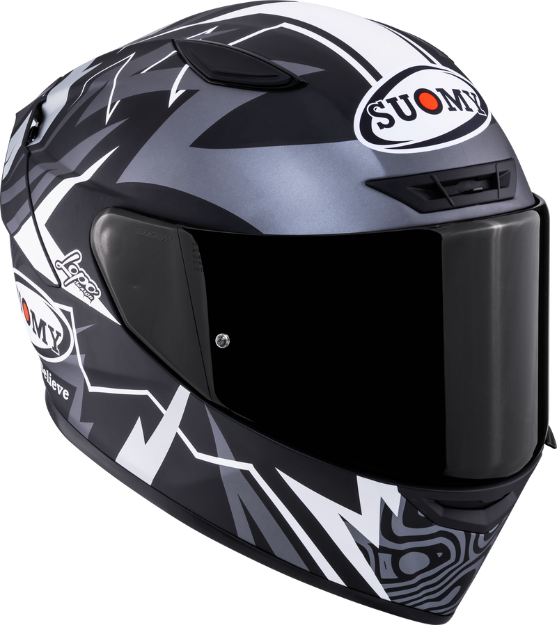Suomy Track-1 Sam Lowes Replica 2025 Winter Edition matte full-face helmet K6T10021
