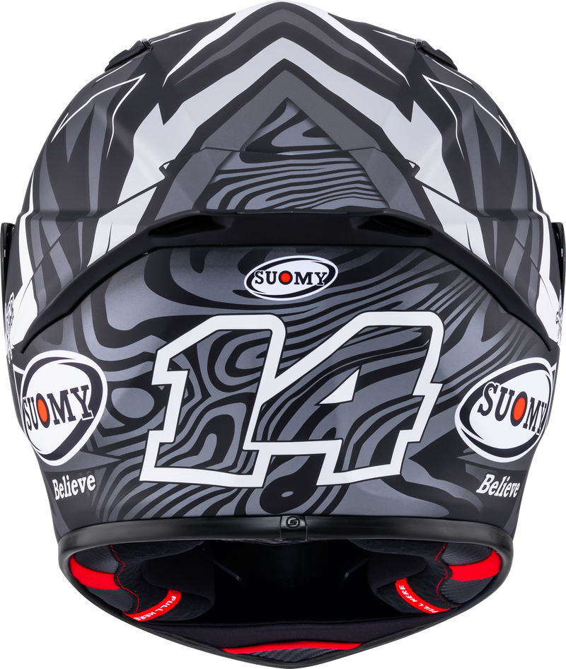 Suomy Track-1 Sam Lowes Replica 2025 Winter Edition matte full-face helmet K6T10021