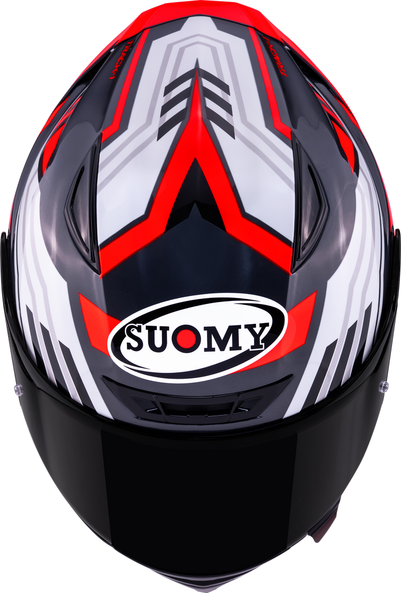 Suomy Track-1 Framework White/Red full-face helmet K6T10022