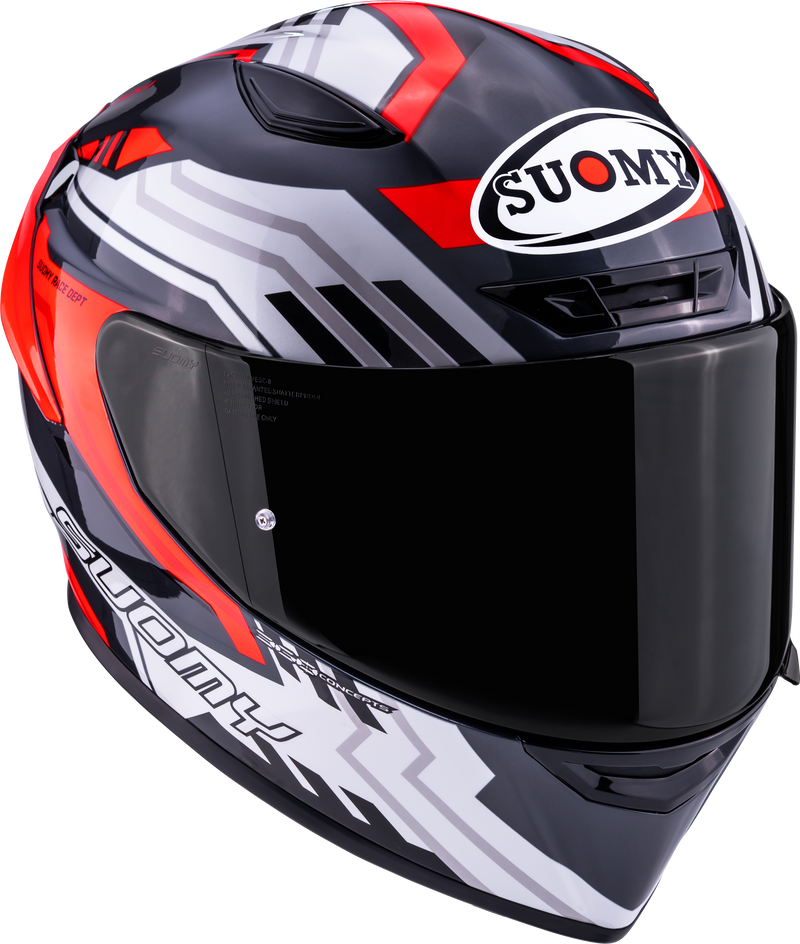 Suomy Track-1 Framework White/Red full-face helmet K6T10022
