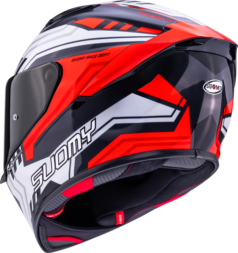 Suomy Track-1 Framework White/Red full-face helmet K6T10022