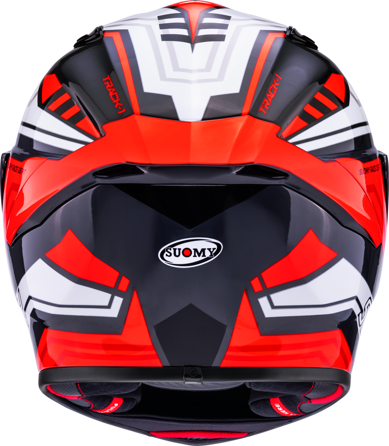 Suomy Track-1 Framework White/Red full-face helmet K6T10022