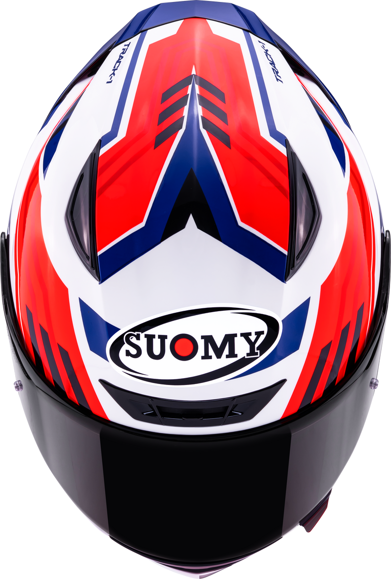 Suomy Track-1 full-face helmet Framework White Red Blue K6T10023