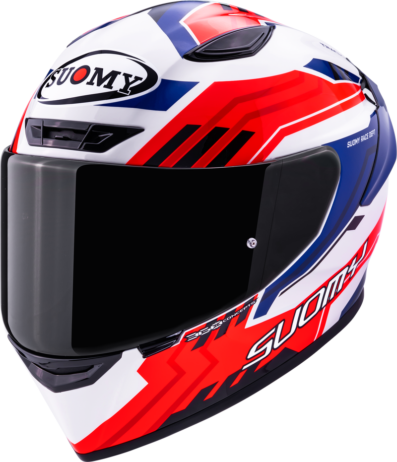 Suomy Track-1 full-face helmet Framework White Red Blue K6T10023