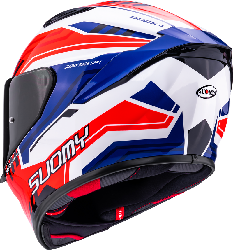 Suomy Track-1 full-face helmet Framework White Red Blue K6T10023