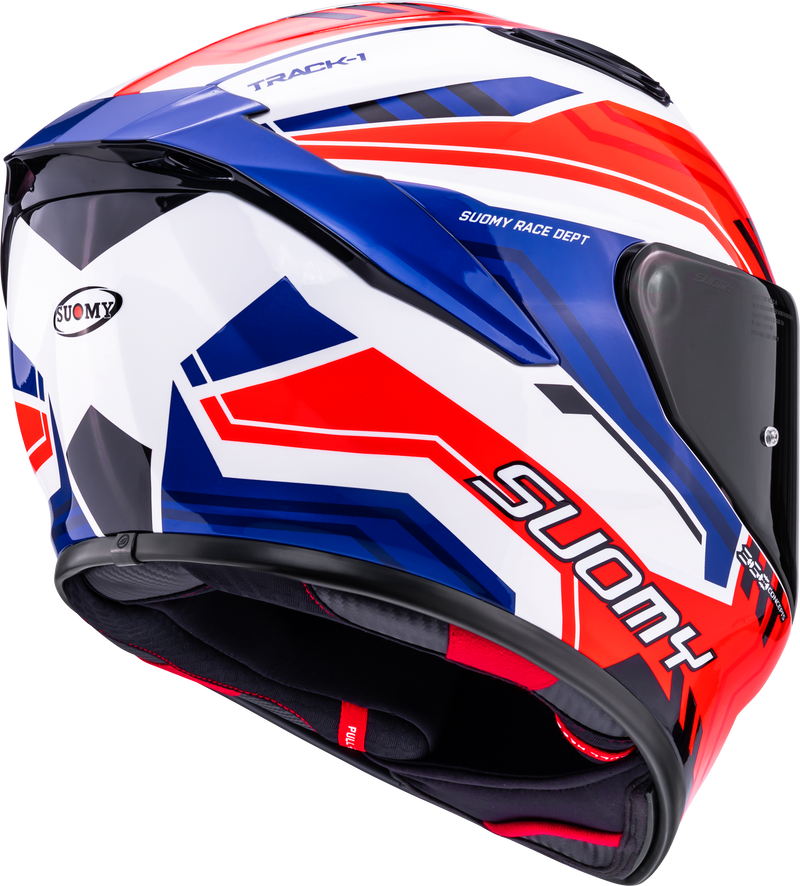 Suomy Track-1 full-face helmet Framework White Red Blue K6T10023