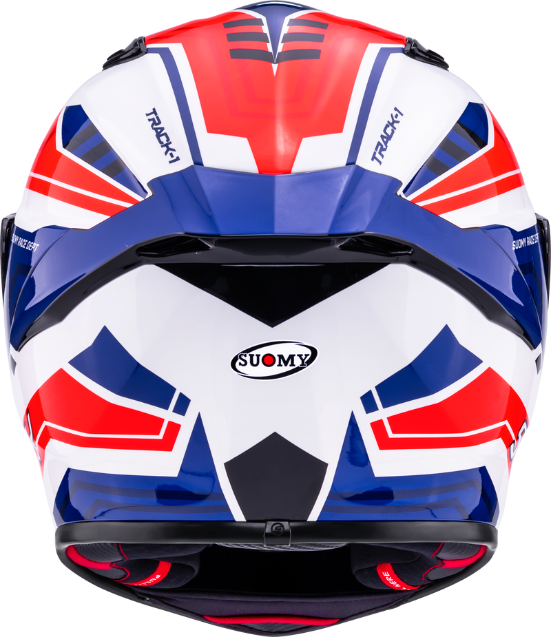 Suomy Track-1 full-face helmet Framework White Red Blue K6T10023