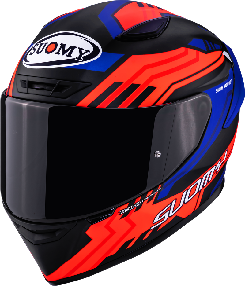 Suomy Track-1 full-face helmet Framework matte black red blue K6T10024