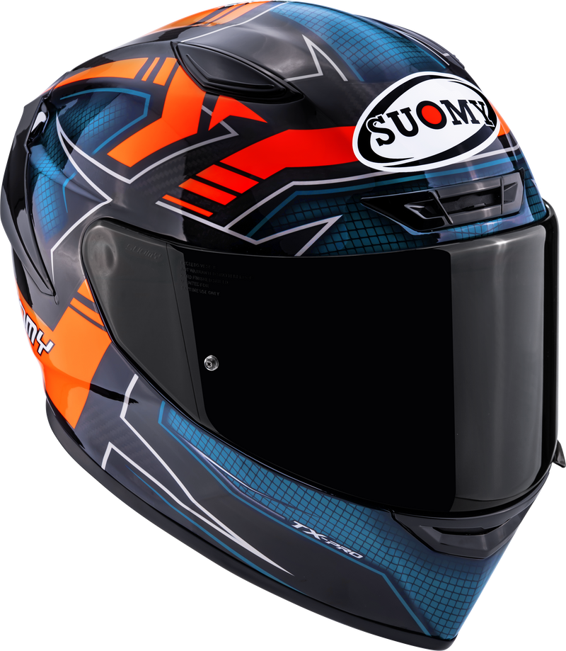 Suomy TX-Pro full-face helmet in Flawless Orange K6TX0015