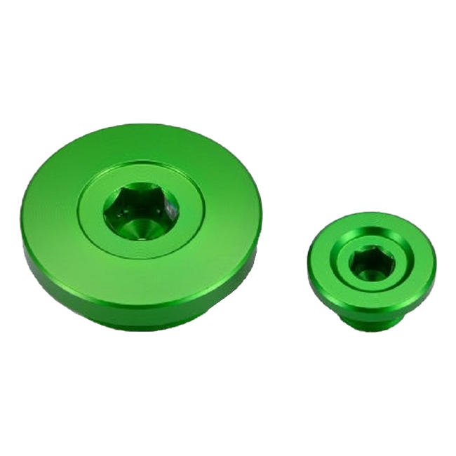 Accossato Offroad Engine Plug, Green KEP09, view 1