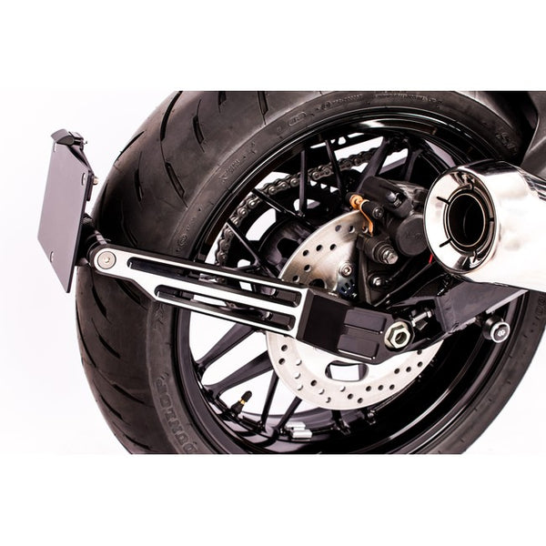 Gilles KH-01 licence plate holder fitted to a motorcycle, view 4
