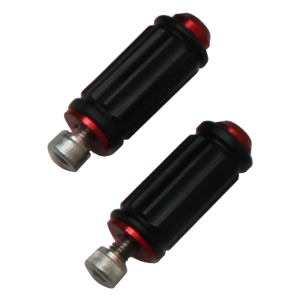 Accossato Spare Pins for Racing Street Rearsets, Universal, Pair KPD2 [Match: Colour=Red]