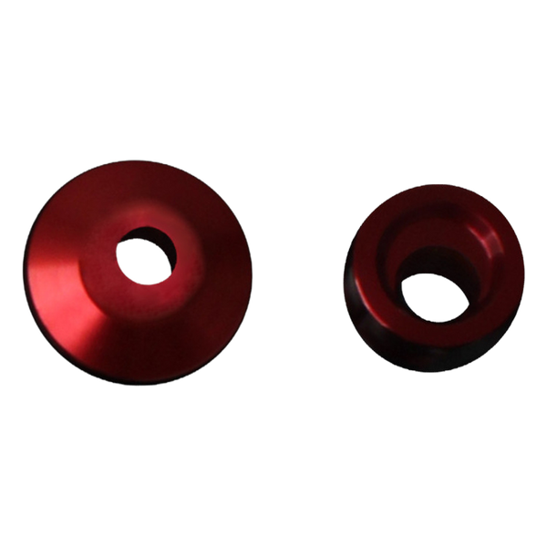 Accossato Spare Insert and Washers for Street Racing Rearsets KPD3 [Match: Colour=Red]