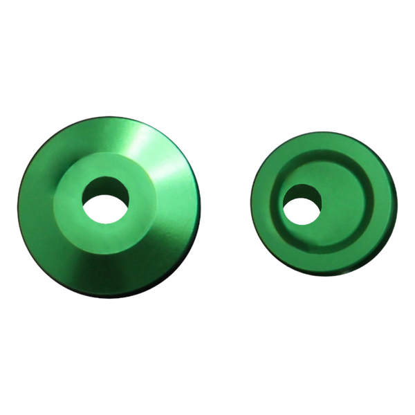 Accossato Spare Insert and Washers for Street Racing Rearsets KPD3 [Match: Colour=Green]