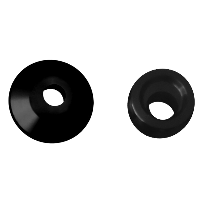 Accossato Spare Insert and Washers for Street Racing Rearsets KPD3 [Match: Colour=Black]