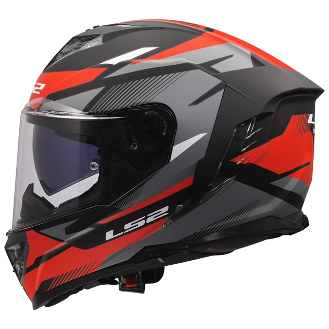LS2 FF818 Storm III Helm – Komai Black/Red