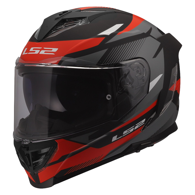 LS2 FF818 Storm III Helm – Komai Black/Red