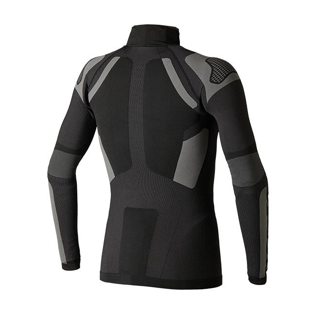 Spidi Seamless motorcycle base layer top men's black grey L77010