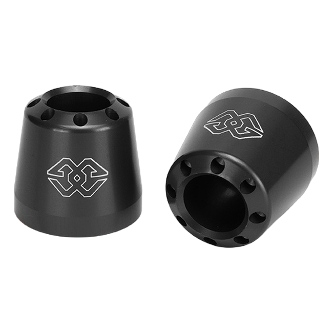 Gilles CONE bar end weights for Aprilia DORSODURO 1200, black