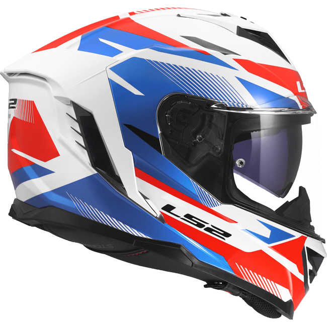 LS2 FF818 Storm III Helmet – Komai White/Blue/Red