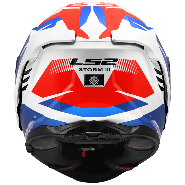 LS2 FF818 Storm III Helmet – Komai White/Blue/Red