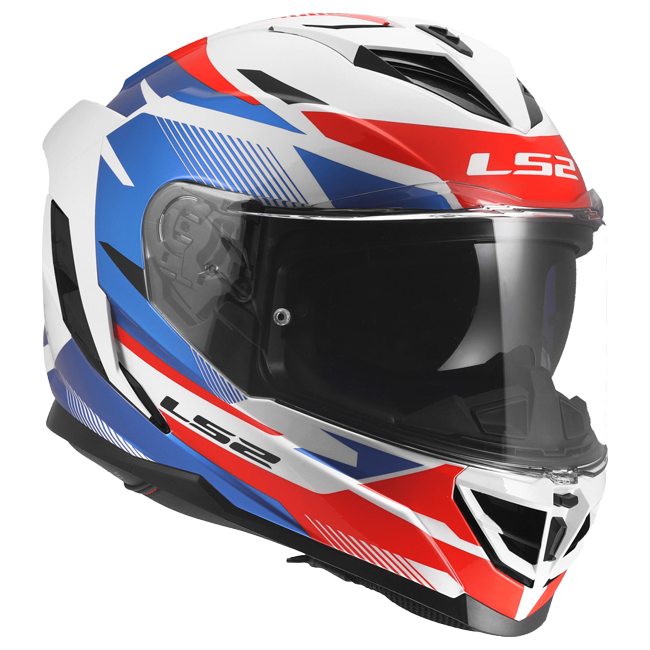 LS2 FF818 Storm III Helmet – Komai White/Blue/Red